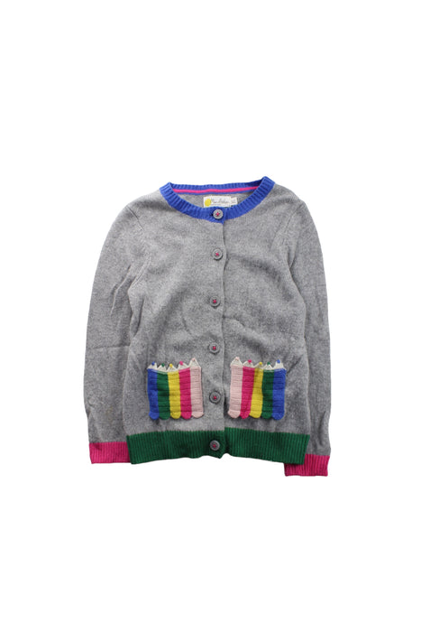 A Grey Cardigans from Boden in size 5T for girl. (Front View)