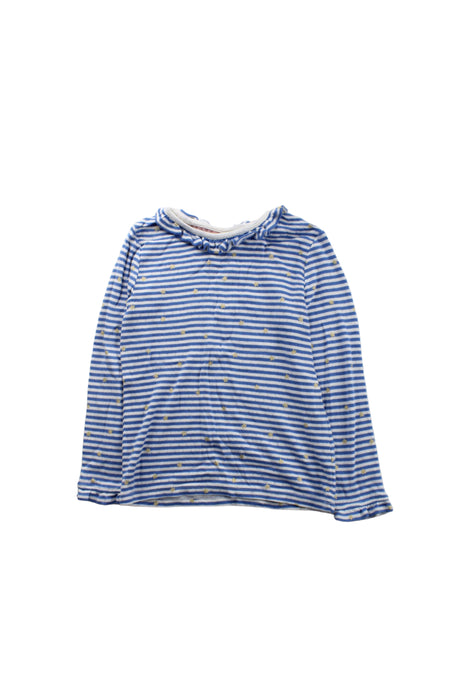 A Blue Long Sleeve Tops from Boden in size 6T for girl. (Front View)