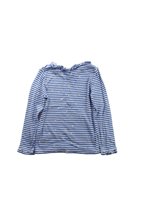 A Blue Long Sleeve Tops from Boden in size 6T for girl. (Back View)