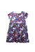 A Purple Short Sleeve Dresses from Boden in size 6T for girl. (Back View)