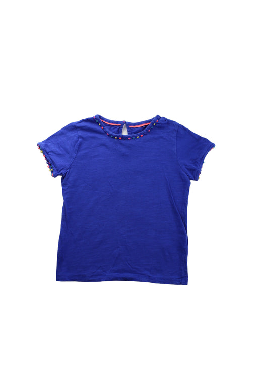 A Blue Short Sleeve T Shirts from Boden in size 6T for girl. (Front View)