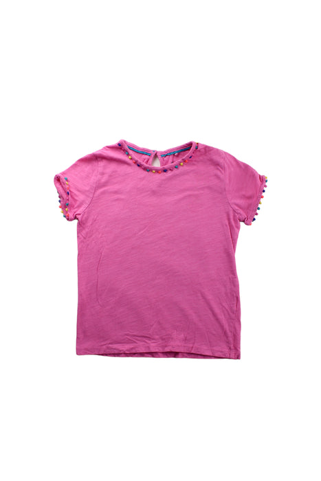 A Pink Short Sleeve T Shirts from Boden in size 6T for girl. (Front View)