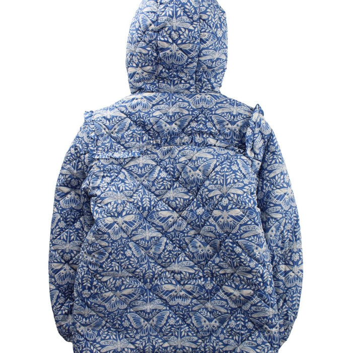 A Blue Puffer/Quilted Coats & Outerwear from Boden in size 7Y for girl. (Back View)