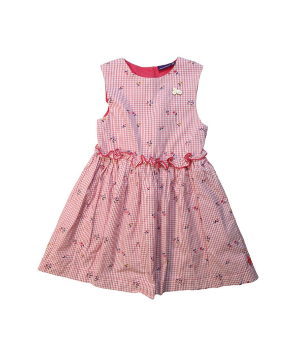 A Multicolour Sleeveless Dresses from Sergent Major in size 6T for girl. (Front View)