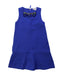 A Blue Sleeveless Dresses from Crewcuts in size 5T for girl. (Front View)