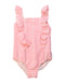 A Pink Swimsuits from Seafolly in size 4T for girl. (Front View)