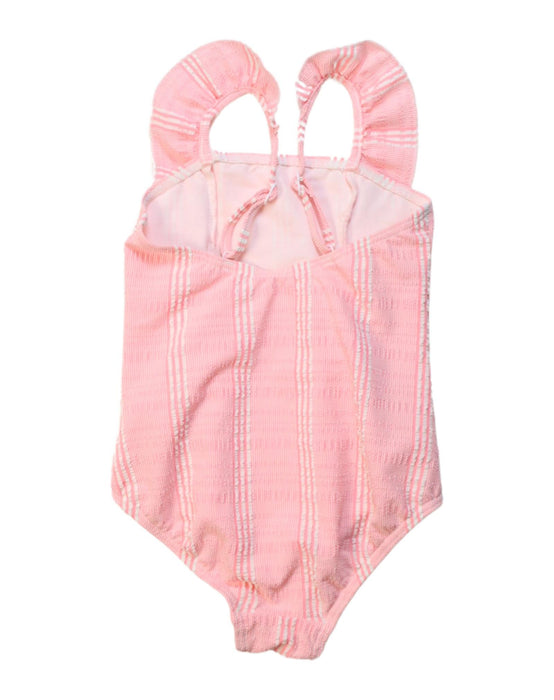 A Pink Swimsuits from Seafolly in size 4T for girl. (Back View)