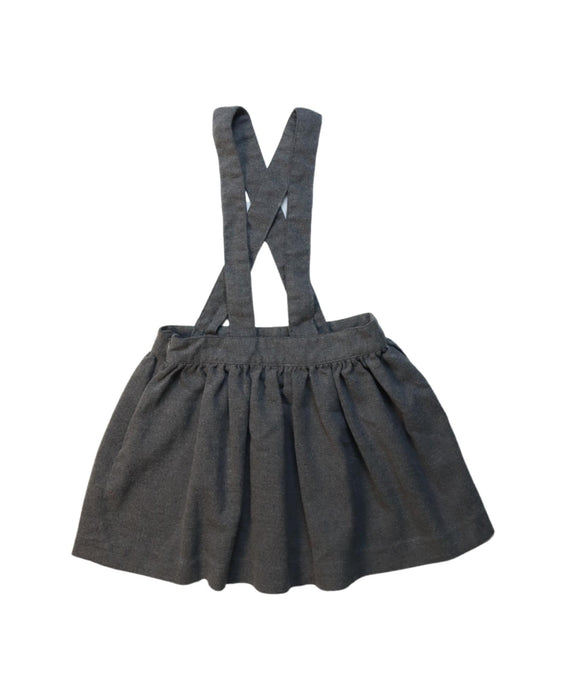 A Grey Overall Dresses from CdeC in size 4T for girl. (Back View)