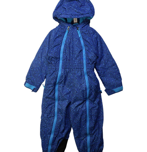 A Blue Snowsuits from REI in size 12-18M for boy. (Front View)