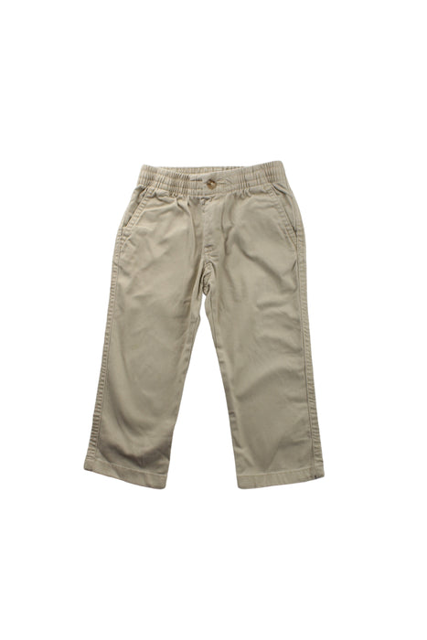 A Beige Casual Pants from Polo Ralph Lauren in size 2T for boy. (Front View)