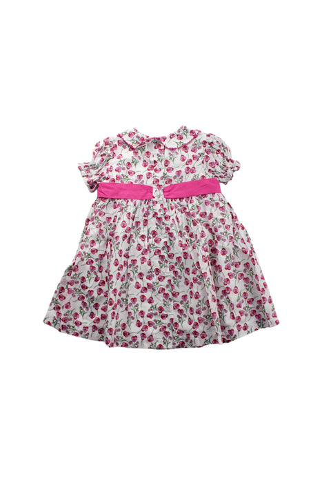 A Pink Short Sleeve Dresses from Patachou in size 12-18M for girl. (Back View)