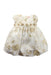 A Gold Short Sleeve Dresses from Harrods in size 6-12M for girl. (Front View)