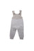 A Grey Long Overalls from Wedoble in size 6-12M for boy. (Front View)