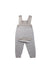 A Grey Long Overalls from Wedoble in size 6-12M for boy. (Back View)