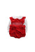 A Red Long Sleeve Rompers from Caramelo Kids in size 18-24M for girl. (Front View)