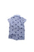 A Blue Short Sleeve Rompers from Ralph Lauren in size 6-12M for boy. (Back View)