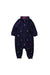 A Purple Long Sleeve Jumpsuits from Ralph Lauren in size 3-6M for boy. (Front View)