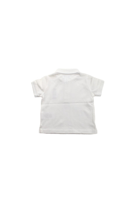 A White Short Sleeve Polos from Ralph Lauren in size 3-6M for boy. (Back View)