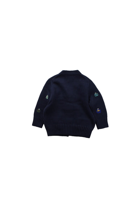 A Navy Cardigans from Ralph Lauren in size 6-12M for boy. (Back View)