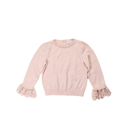 A Pink Long Sleeve Tops from Nicholas & Bears in size 3T for girl. (Front View)