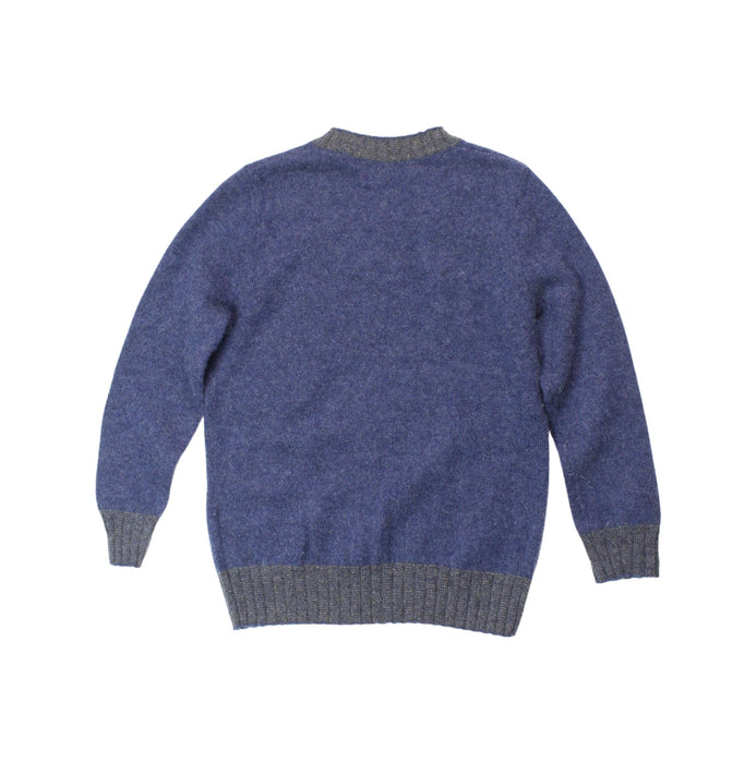 A Blue Knit Sweaters from Bonpoint in size 4T for boy. (Back View)