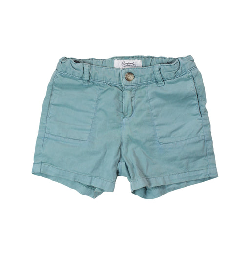 A Teal Shorts from Bonpoint in size 3T for girl. (Front View)