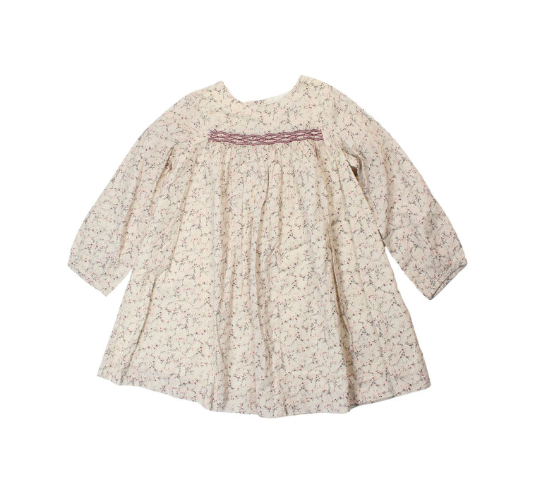 A Multicolour Long Sleeve Dresses from Bonpoint in size 3T for girl. (Front View)