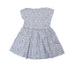 A Blue Sleeveless Dresses from Petit Bateau in size 2T for girl. (Back View)