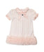 A Pink Short Sleeve Dresses from Lapin House in size 2T for girl. (Front View)