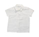 A White Short Sleeve Shirts from Patachou in size 5T for boy. (Front View)