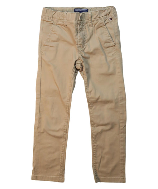 A Beige Casual Pants from Tommy Hilfiger in size 5T for boy. (Front View)