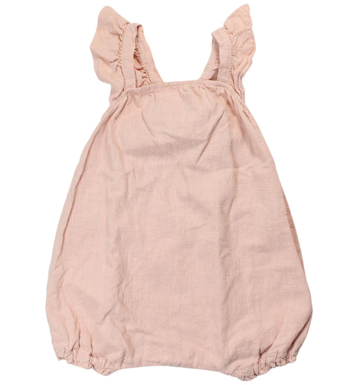 A Pink Sleeveless Rompers from Frangin Frangine in size 3T for girl. (Front View)