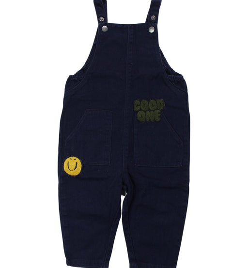 A Navy Long Overalls from Seed in size 18-24M for neutral. (Front View)