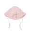 A Pink Sun Hats from Absorba in size 2T for girl. (Front View)