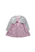 A Grey Long Sleeve Dresses from Mayoral in size 12-18M for girl. (Front View)