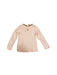 A Peach Long Sleeve Tops from Petit Bateau in size 5T for girl. (Back View)