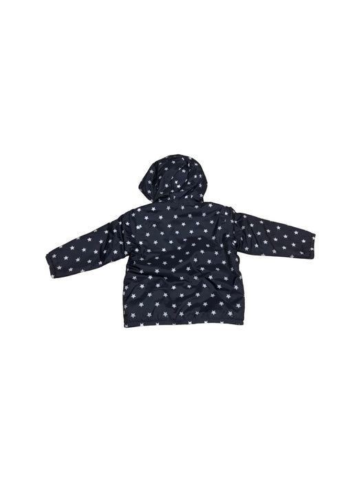 A Navy Lightweight Jackets from Petit Bateau in size 2T for neutral. (Back View)