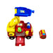 A Red Cars Trucks Trains & Remote Control from Vtech in size O/S for neutral. (Back View)