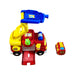 A Red Cars Trucks Trains & Remote Control from Vtech in size O/S for neutral. (Back View)