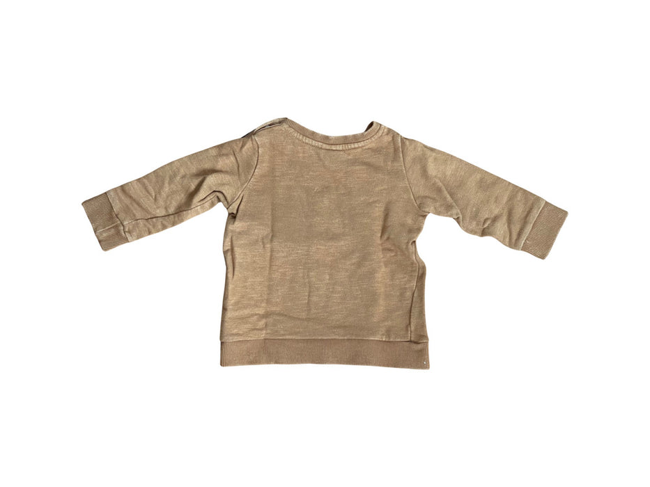 A Brown Crewneck Sweatshirts from Seed in size 12-18M for boy. (Back View)