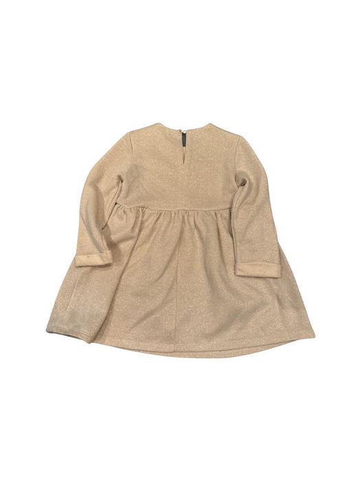 A Beige Long Sleeve Dresses from Paz Rodriguez in size 5T for girl. (Back View)