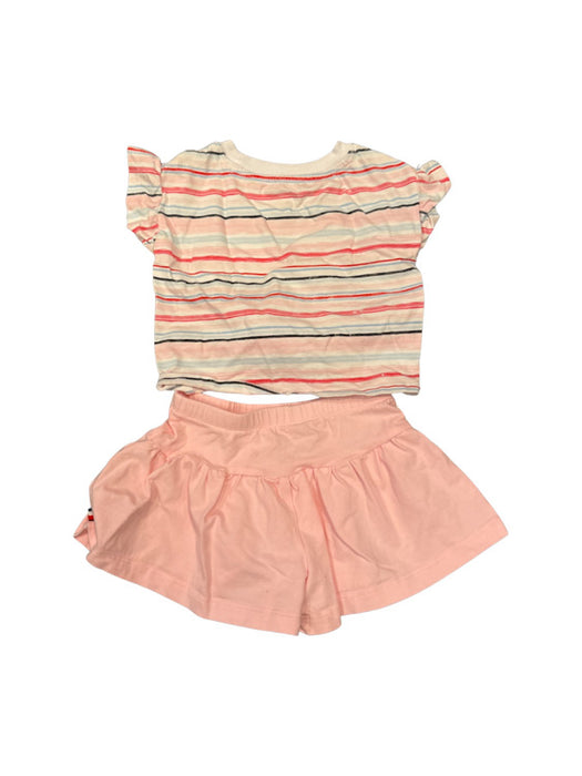 A Pink Shorts Sets from Tommy Hilfiger in size 2T for girl. (Back View)