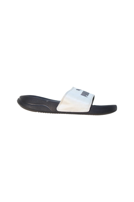 A Black Flip Flops from Puma in size 5T for boy. (Front View)