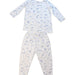 A White Pyjama Sets from Bonpoint in size 2T for girl. (Front View)