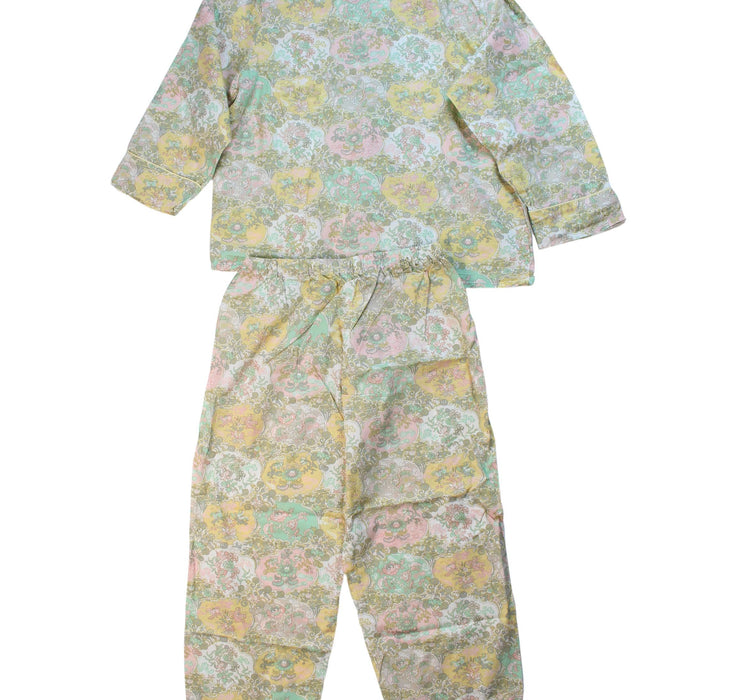 A Multicolour Pyjama Sets from Bonpoint in size 6T for girl. (Back View)