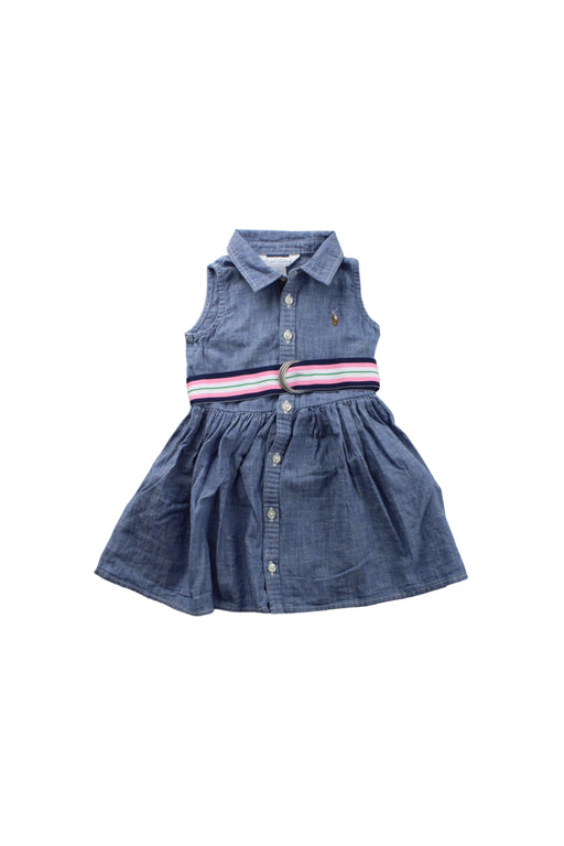 A Blue Dress Sets from Ralph Lauren in size 6-12M for girl. (Front View)