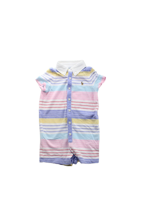 A Multicolour Short Sleeve Rompers from Ralph Lauren in size 6-12M for girl. (Front View)