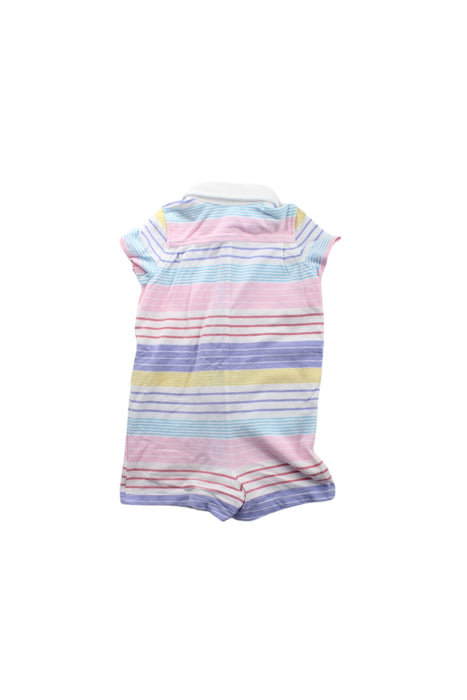 A Multicolour Short Sleeve Rompers from Ralph Lauren in size 6-12M for girl. (Back View)