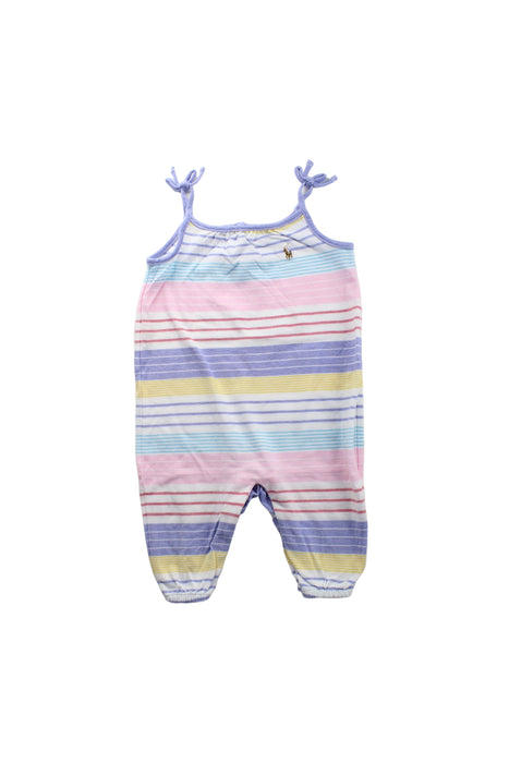 A Multicolour Sleeveless Jumpsuits from Ralph Lauren in size 6-12M for girl. (Front View)