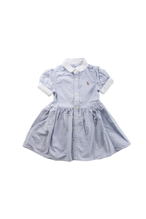 A Blue Dress Sets from Ralph Lauren in size 6-12M for girl. (Front View)